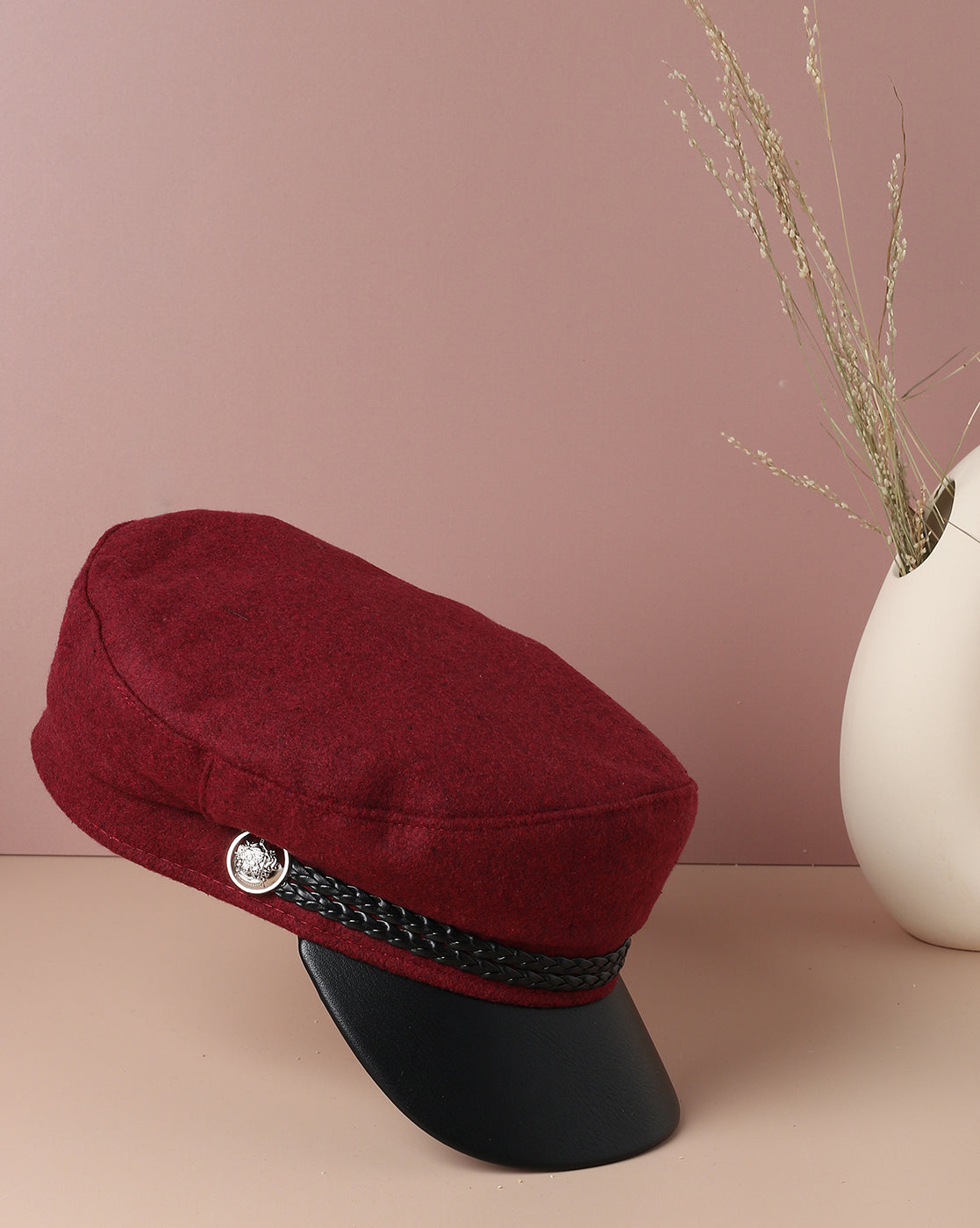 Brown Vintage Breton Cap