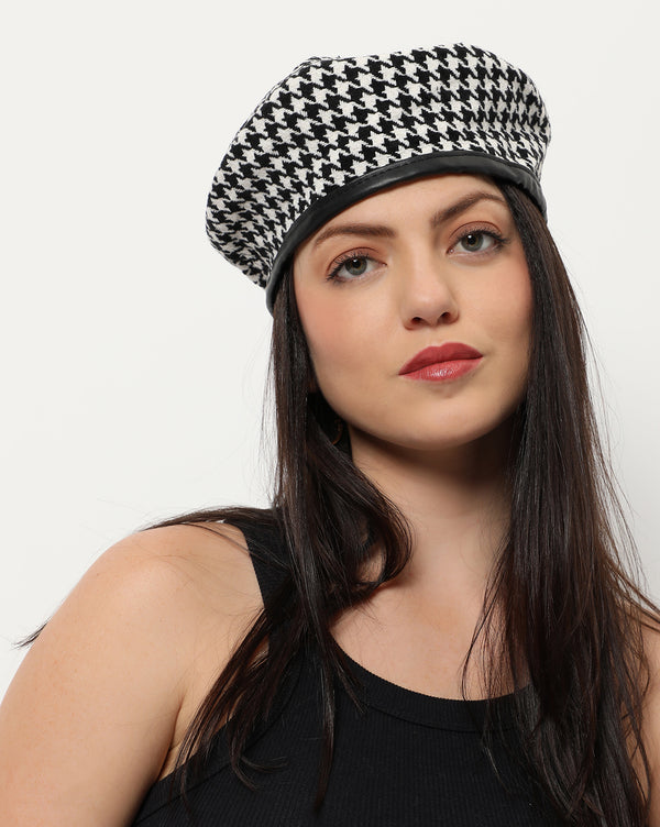 Checked Hat