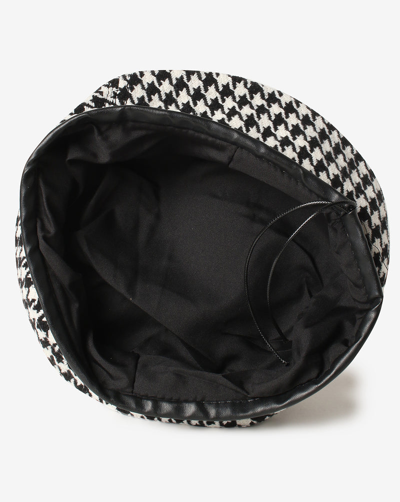 WOMEN CHECKED HAT
