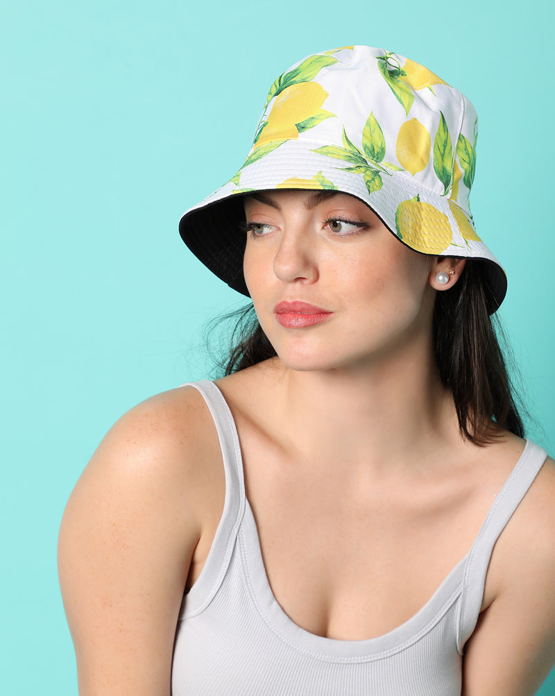 Structured Slinkg Bag With Bucket Hat & Sunglass