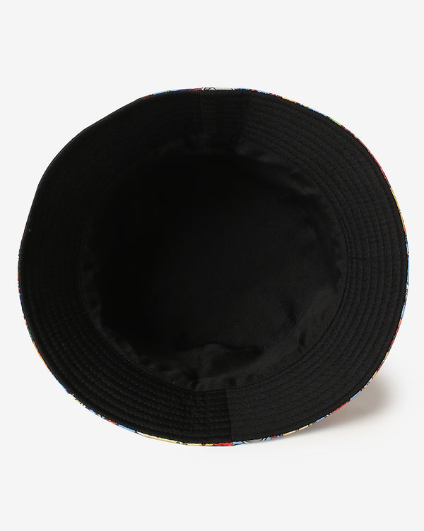 WOMEN MULTI COLOR PRINTED BUCKET HAT
