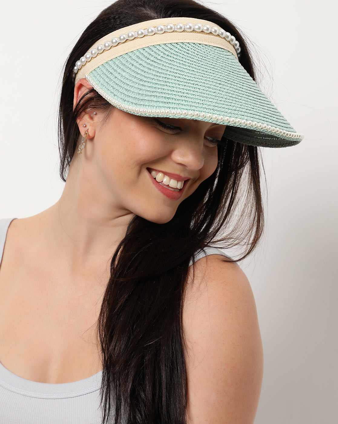 Green Stylish Textured Hat