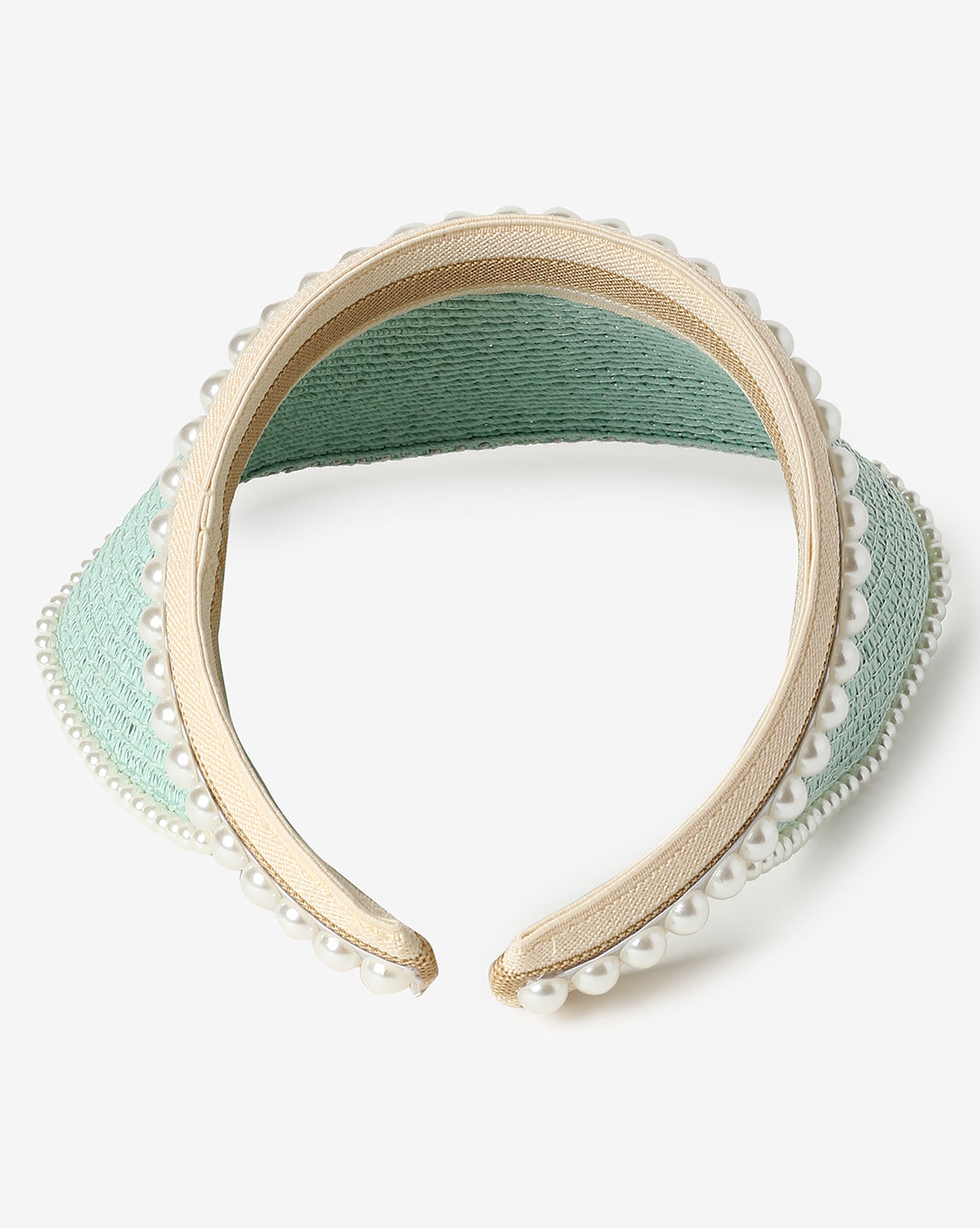 WOMEN GREEN STYLISH TEXTURED HAT
