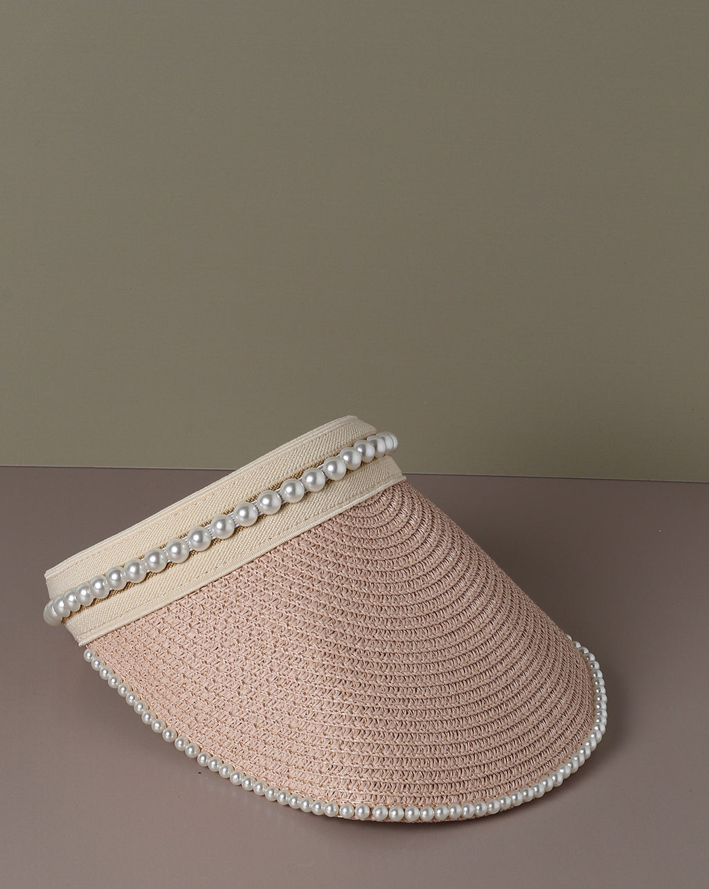 Beige Stylish Textured Hat