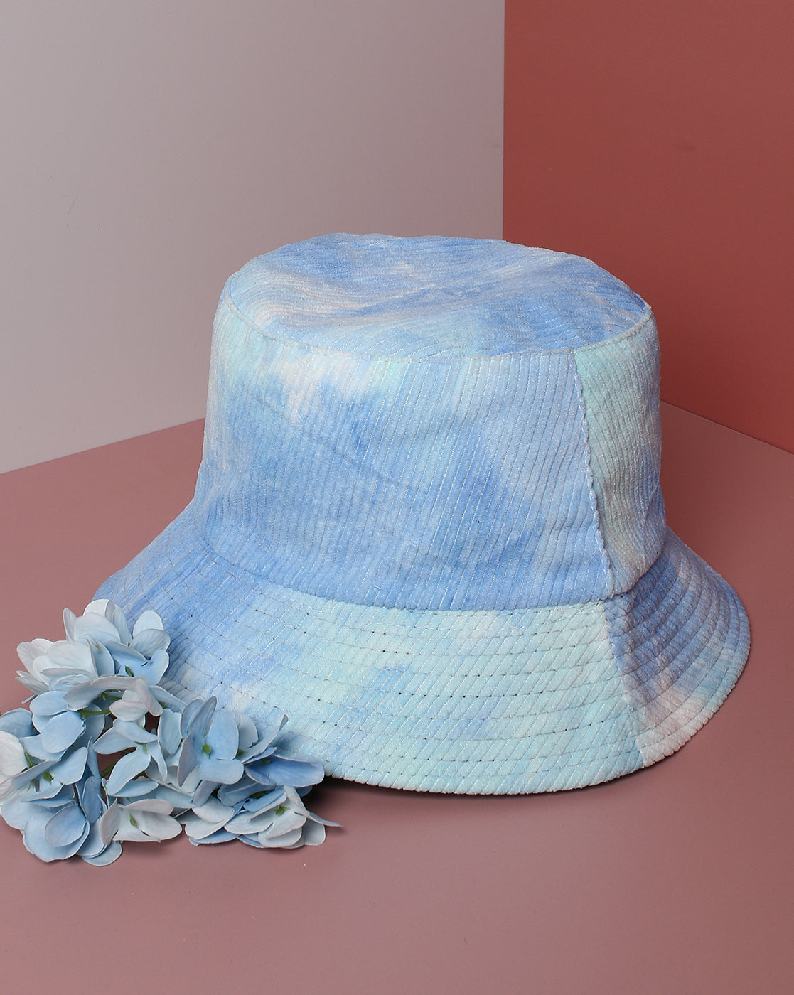 Tie- Dye Blue Vintage Bucket Cap
