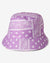 Purple Printed Vintage Bucket Hat