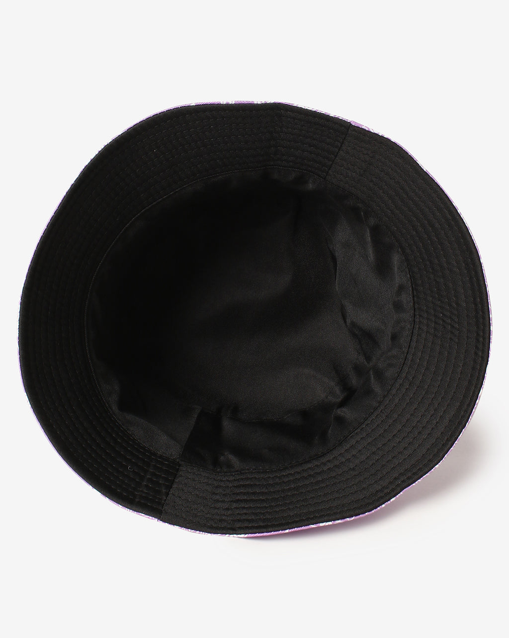 WOMEN PURPLE PRINTED VINTAGE BUCKET HAT