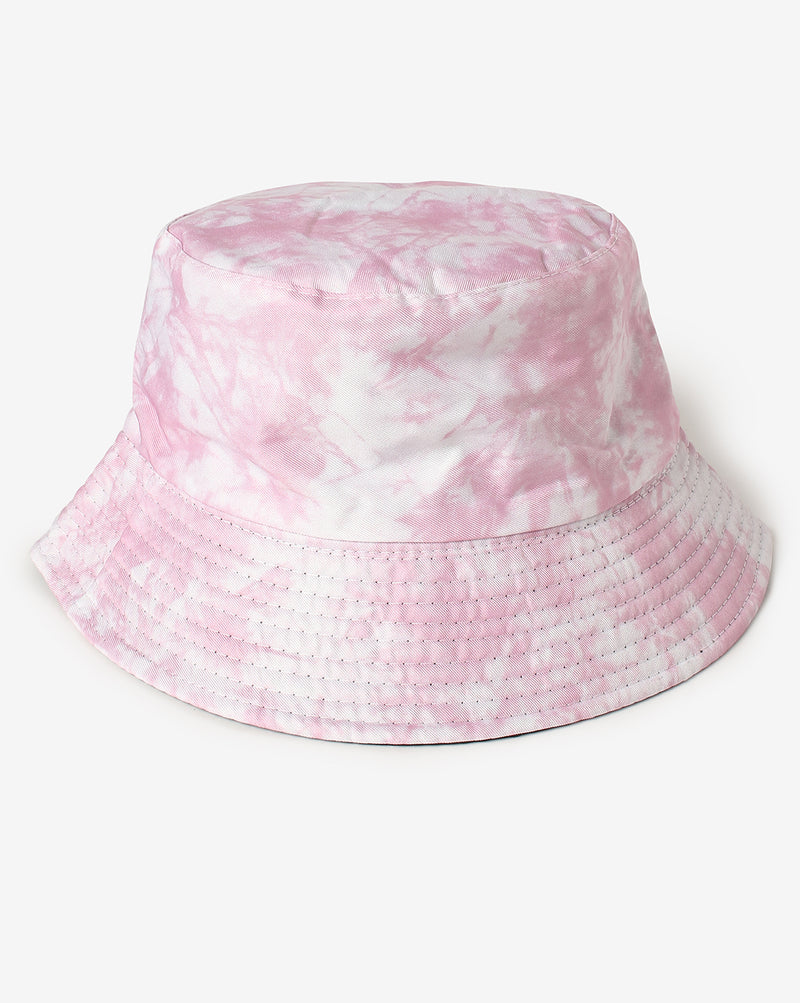 Pink Tie-Dye Bucket Hat