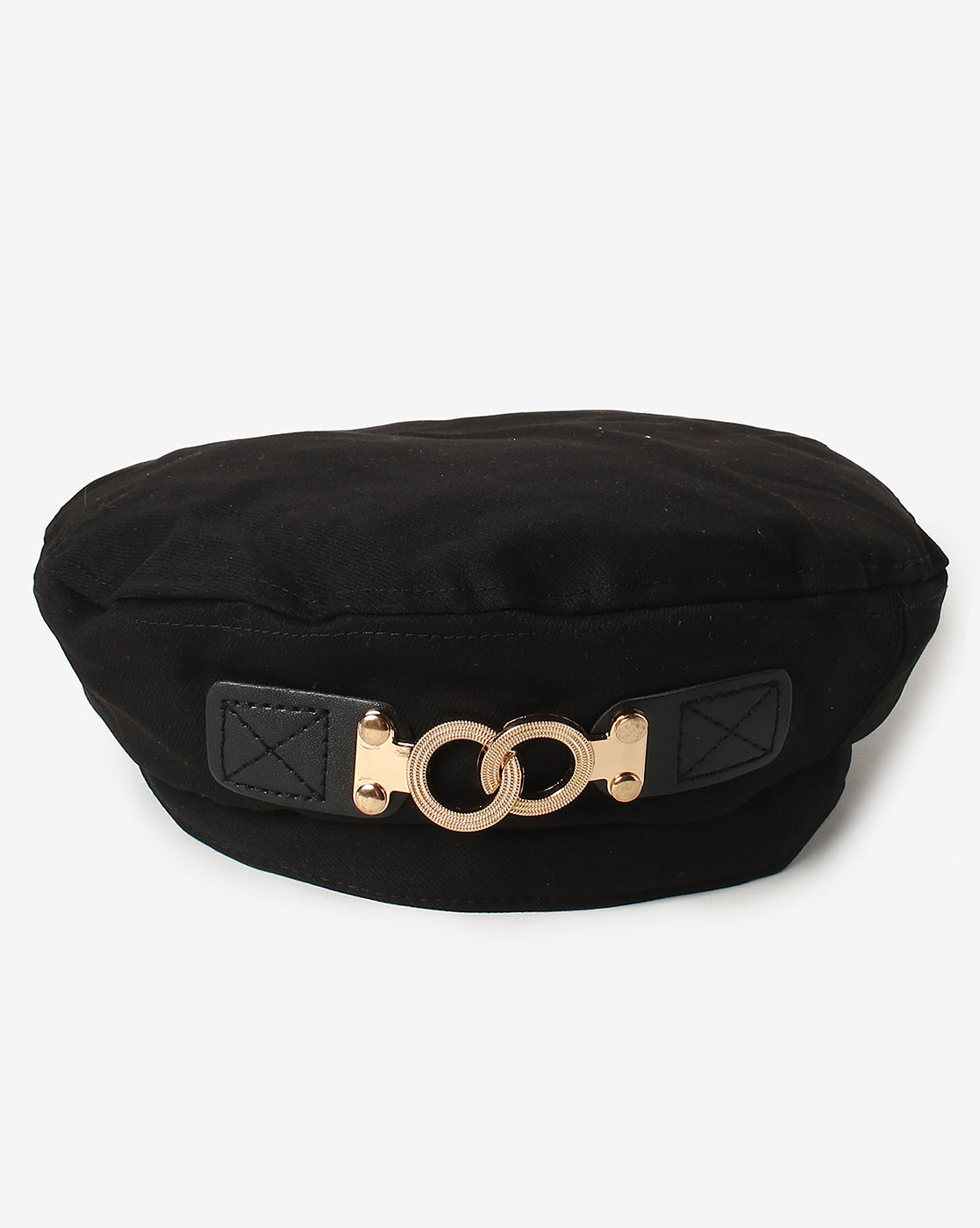 Stylish Solid Black Hat