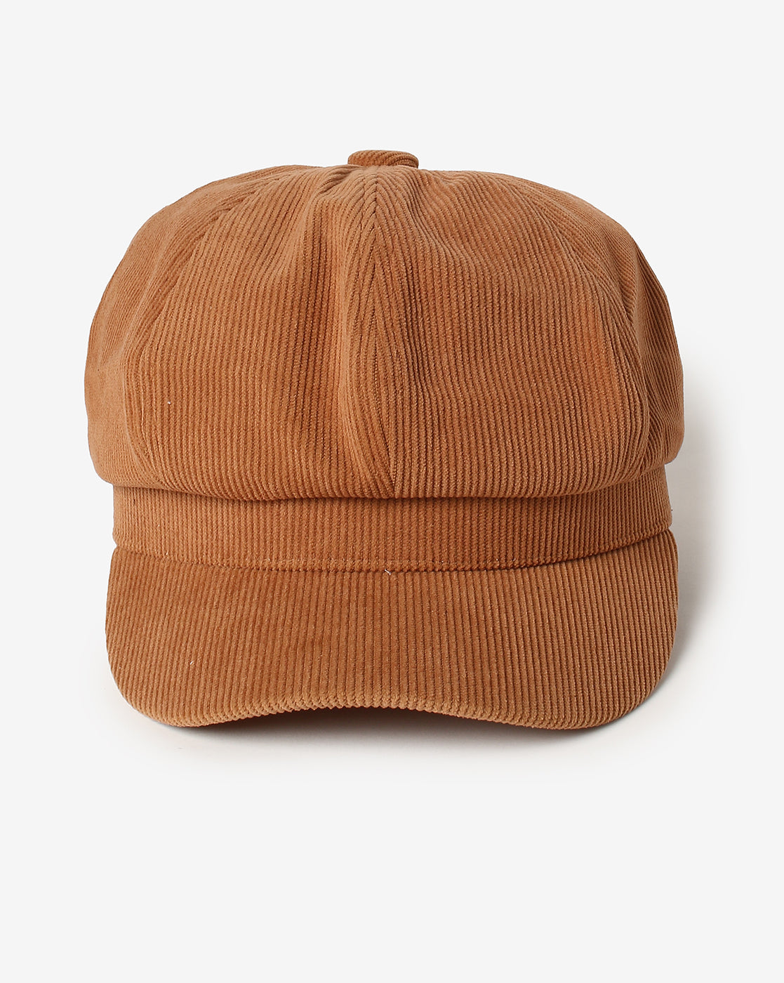Solid Brown Vintage Breton Cap