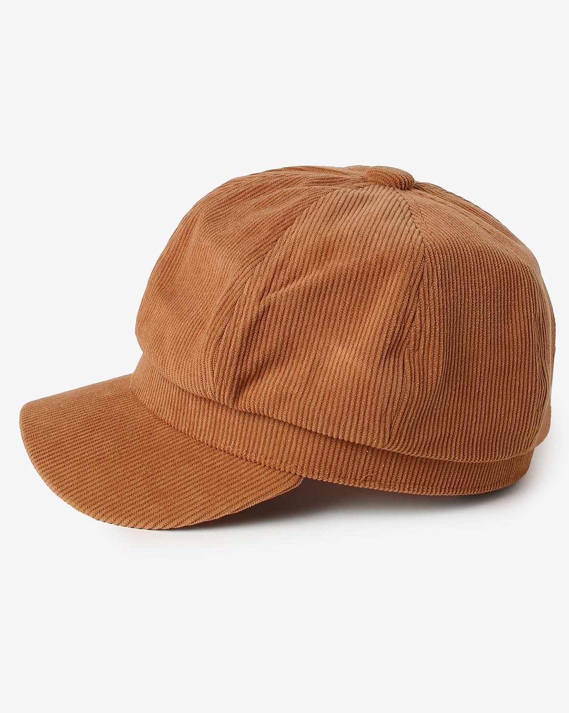 Solid Brown Vintage Breton Cap