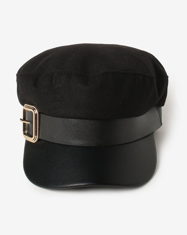 Black Vintage Breton Cap