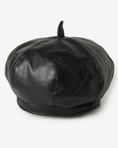 Solid Black Stylish Hat