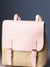 Shirley Pink & Beige Backpack