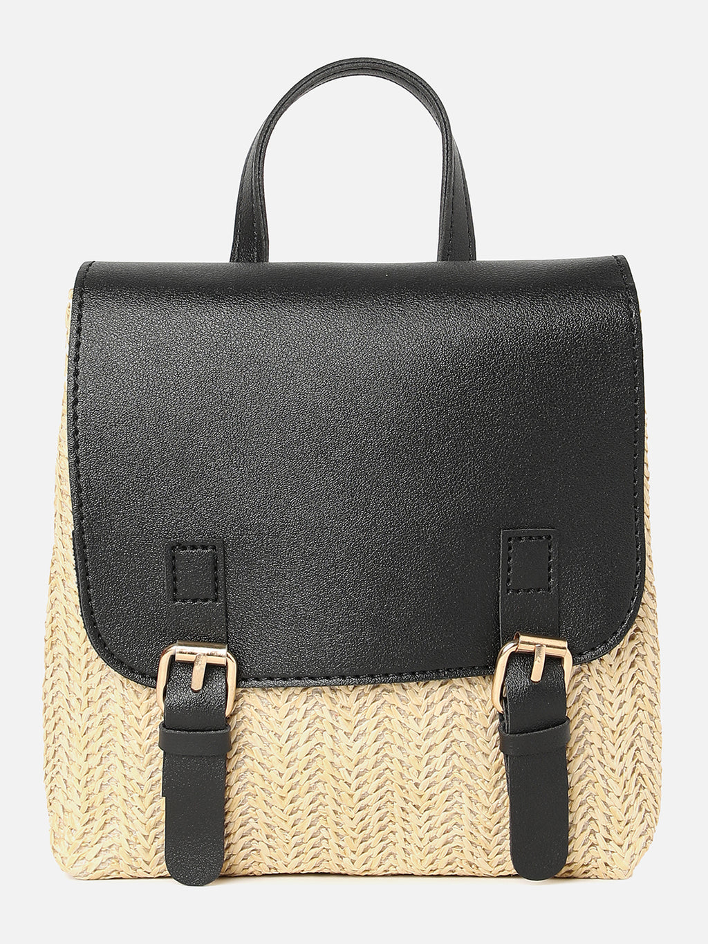 Shirley Black & Cream Backpack