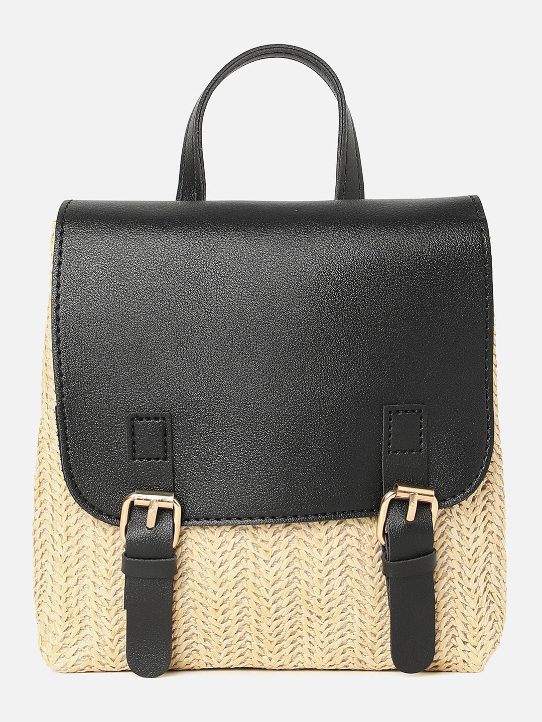 Shirley Black & Cream Backpack