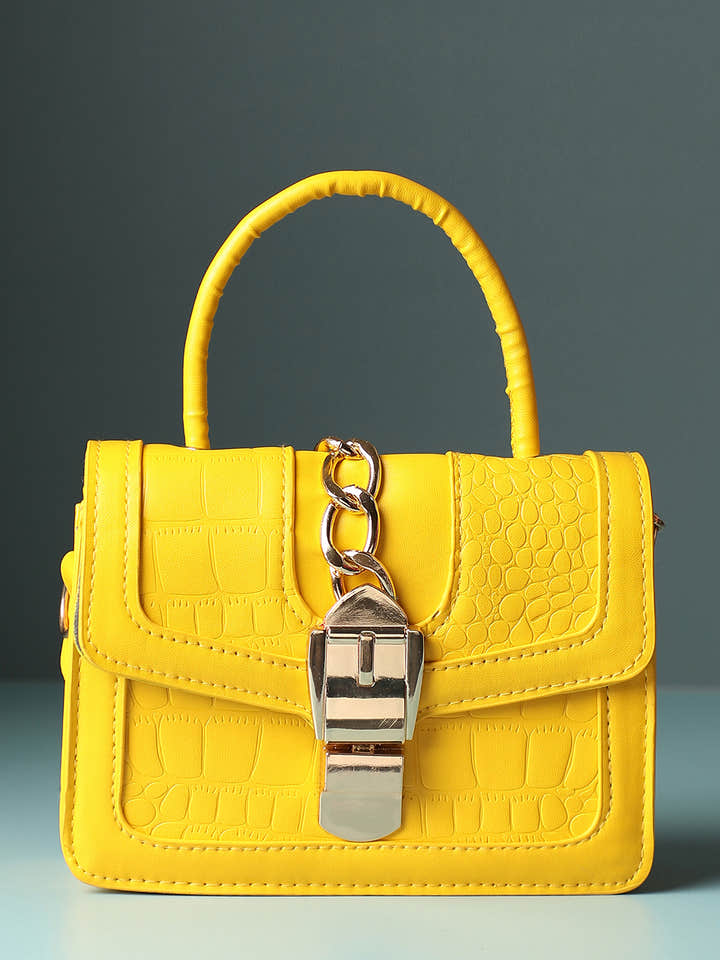 Radiant Reverie Yellow Mini Bag
