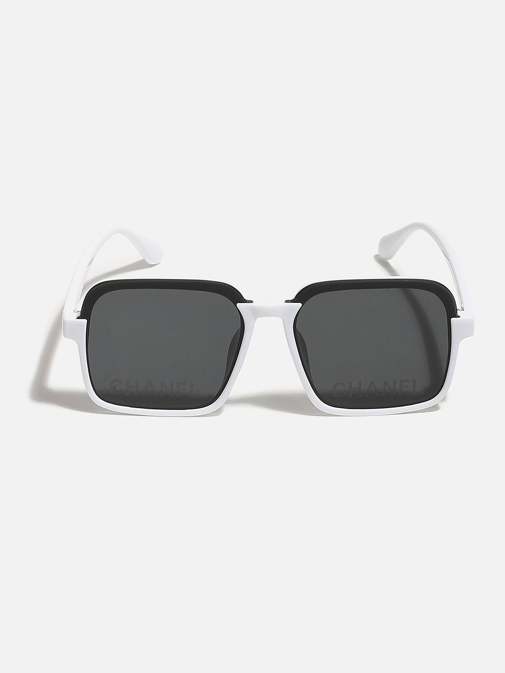 White Frame Oversized Sunglass