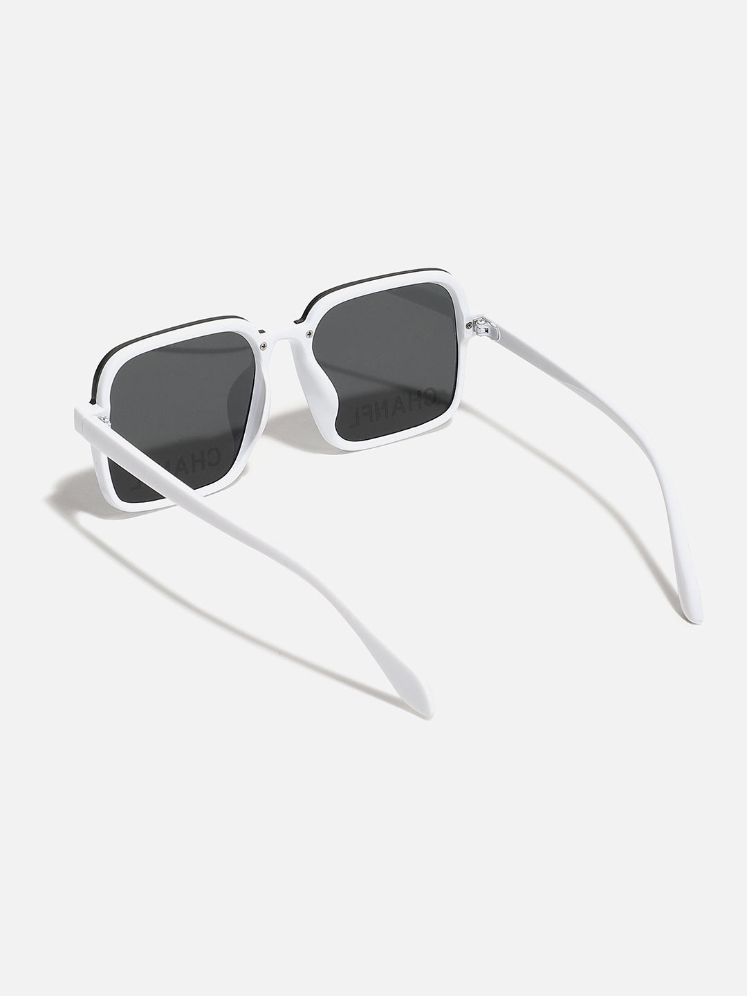 White Frame Oversized Sunglass