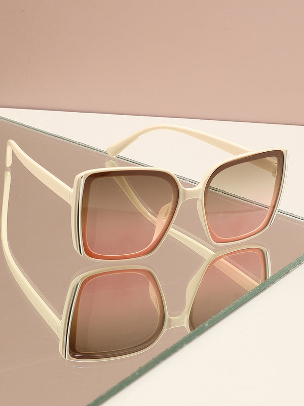 Brown Lens Oversized Sunglass