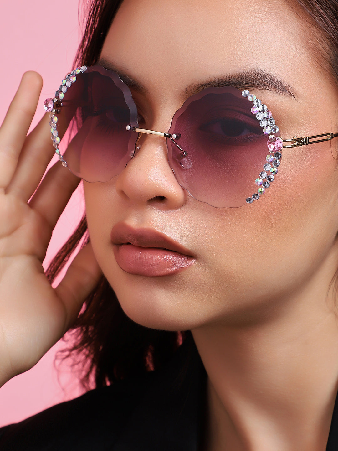 Brown Round Sunglass