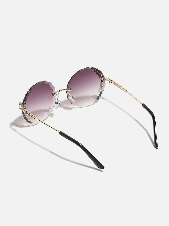 Brown Round Sunglass