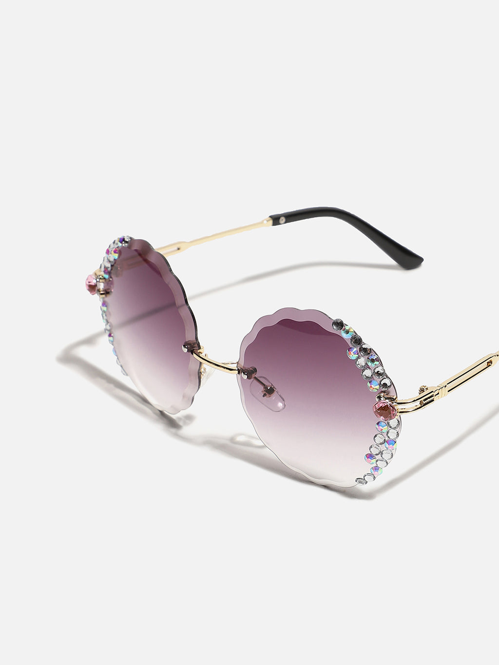 BROWN ROUND SUNGLASS