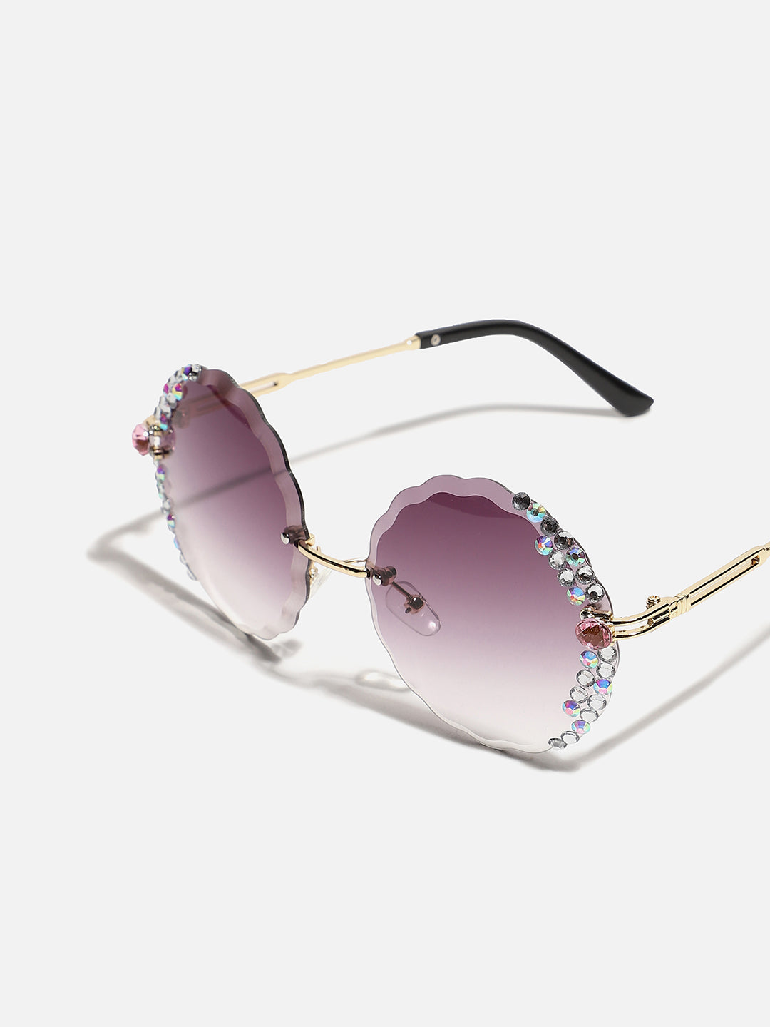 BROWN ROUND SUNGLASS