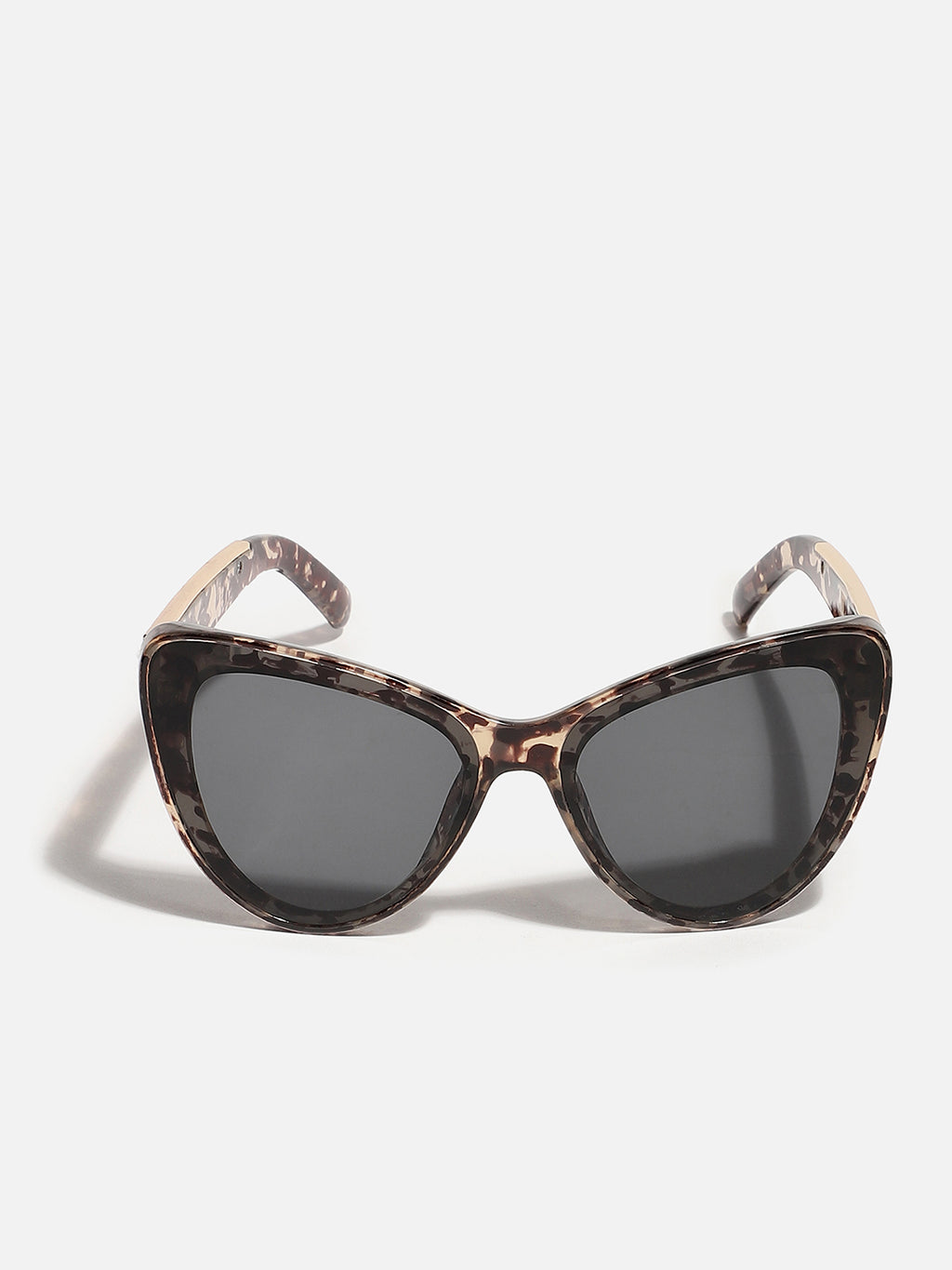 Animal Print Frame Tinted Lens Cat Eye Sunglass