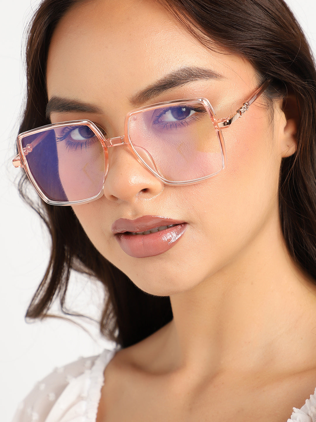 Gold Oversized Sunglass