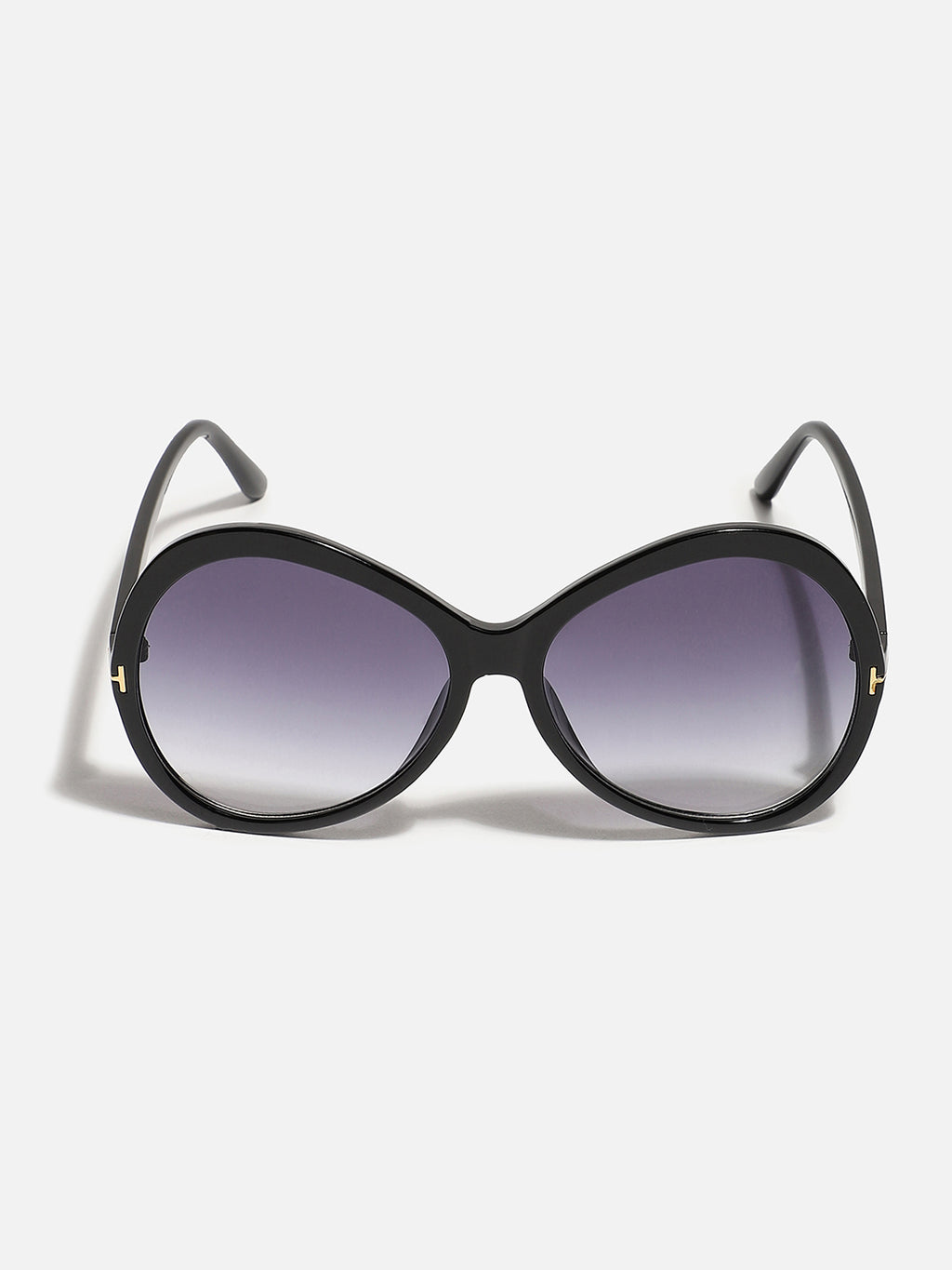 Tinted Lens Black Frame Oversized Sunglass