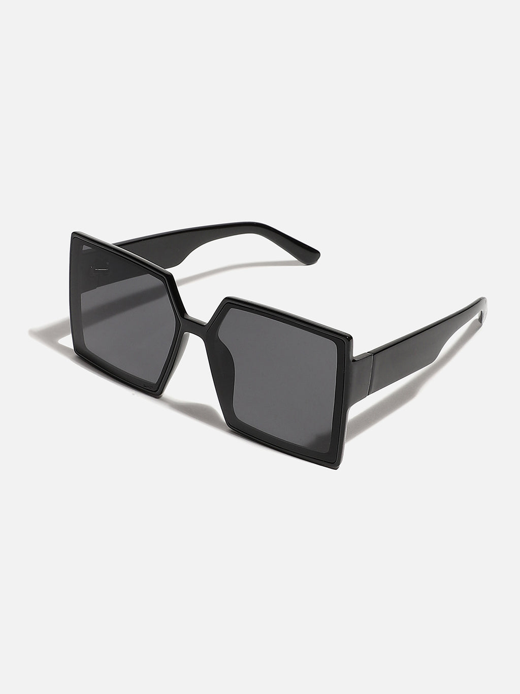 Tinted Lens Black Frame Oversized Sunglass