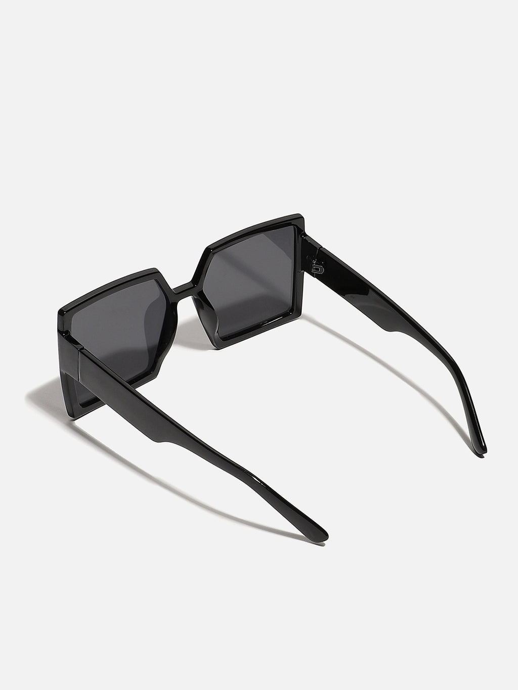 Tinted Lens Black Frame Oversized Sunglass