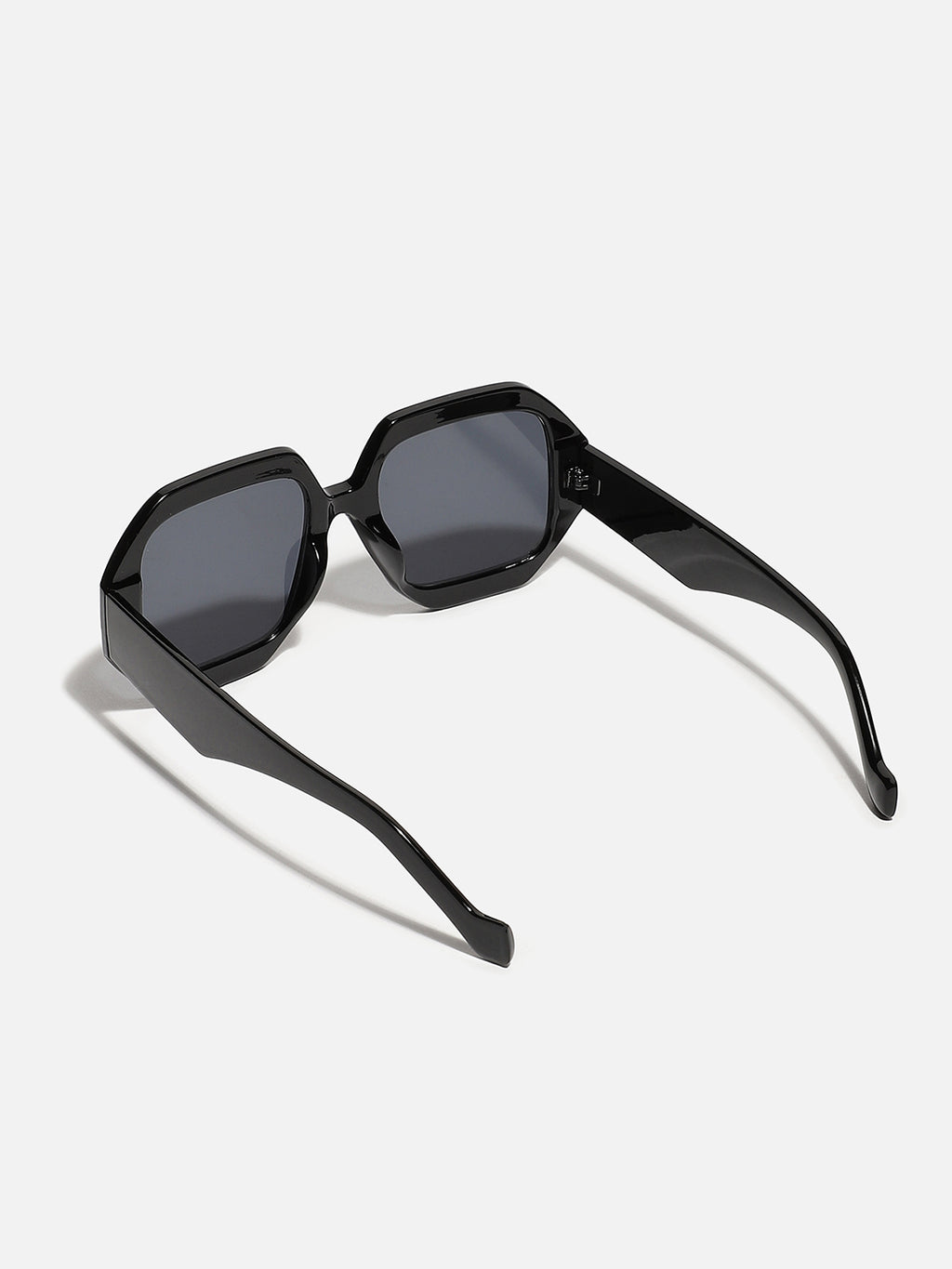 Black Hexagonal Sunglass