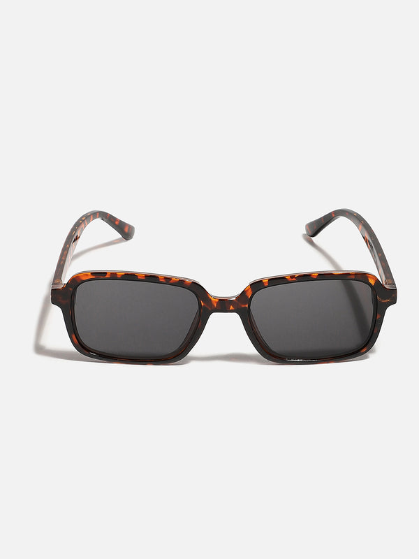 Brown Hexagonal Sunglass