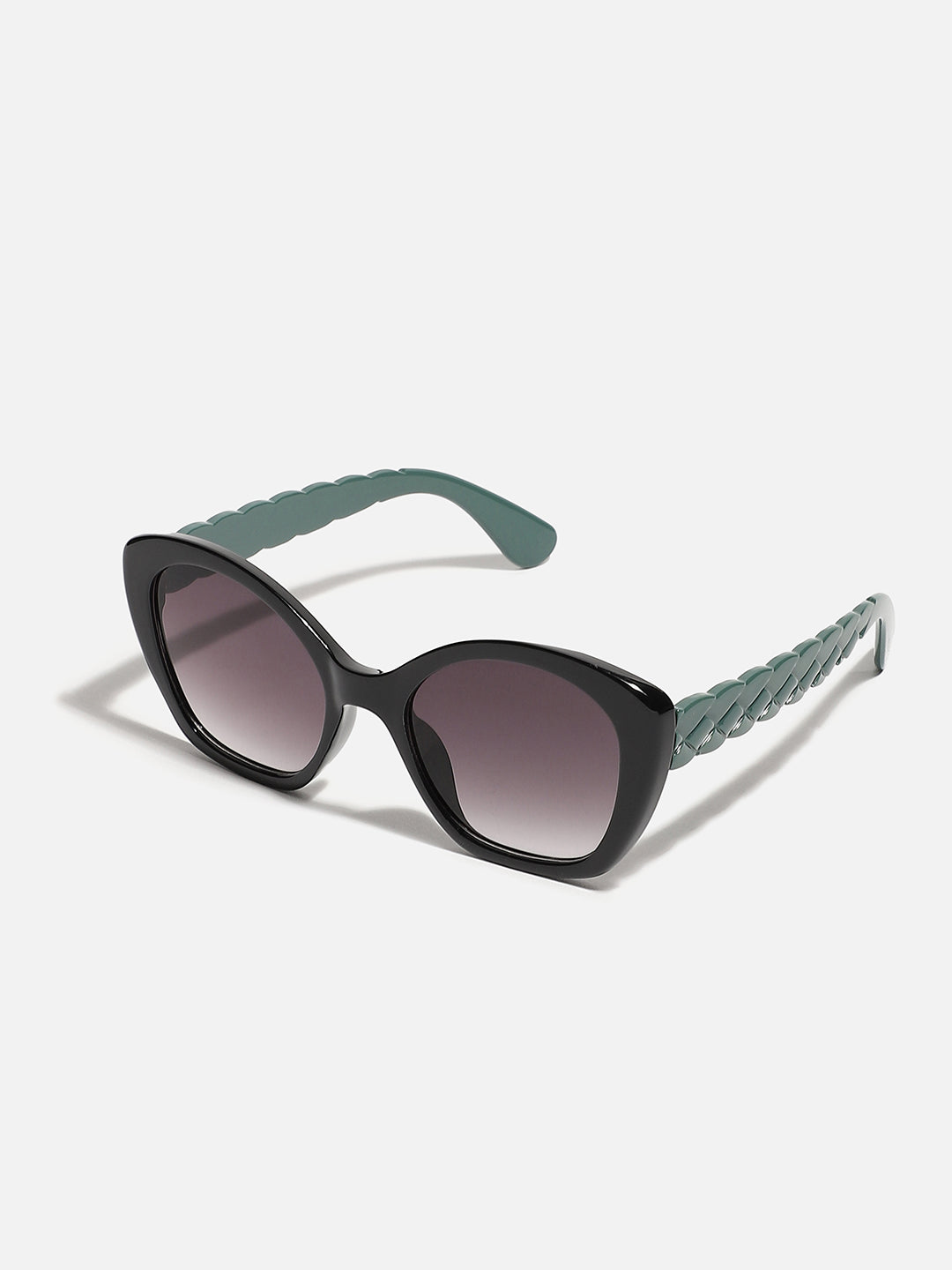 Tinted Lens Black Frame Oversized Sunglass