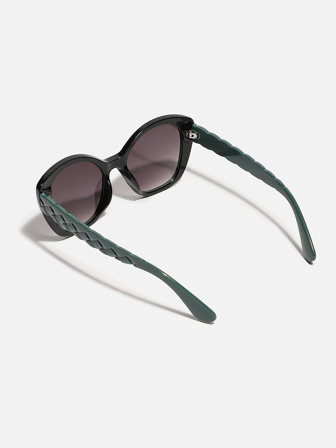 Tinted Lens Black Frame Oversized Sunglass