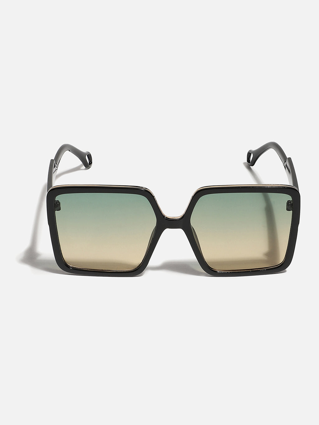 Tinted Lens Black Frame Oversized Sunglass