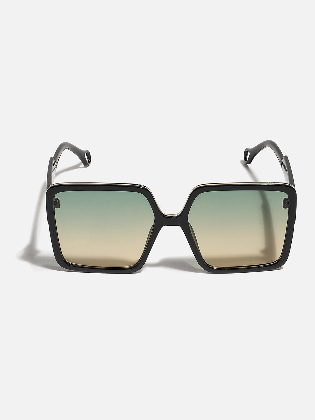 Tinted Lens Black Frame Oversized Sunglass