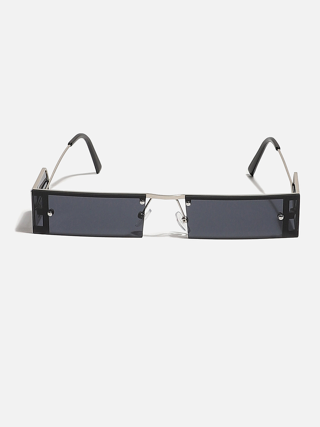 Black Rectangular Sunglass