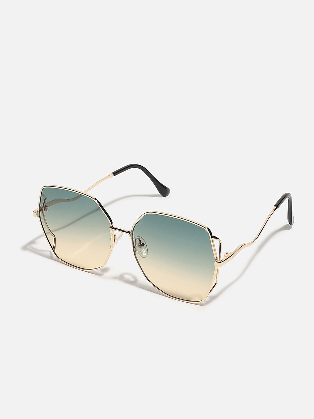 Gold Oversized Sunglass