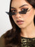 Gold Frame Tinted Lens Cat Eye Sunglasses