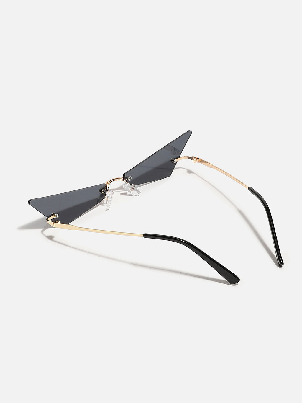 Gold Frame Tinted Lens Cat Eye Sunglasses