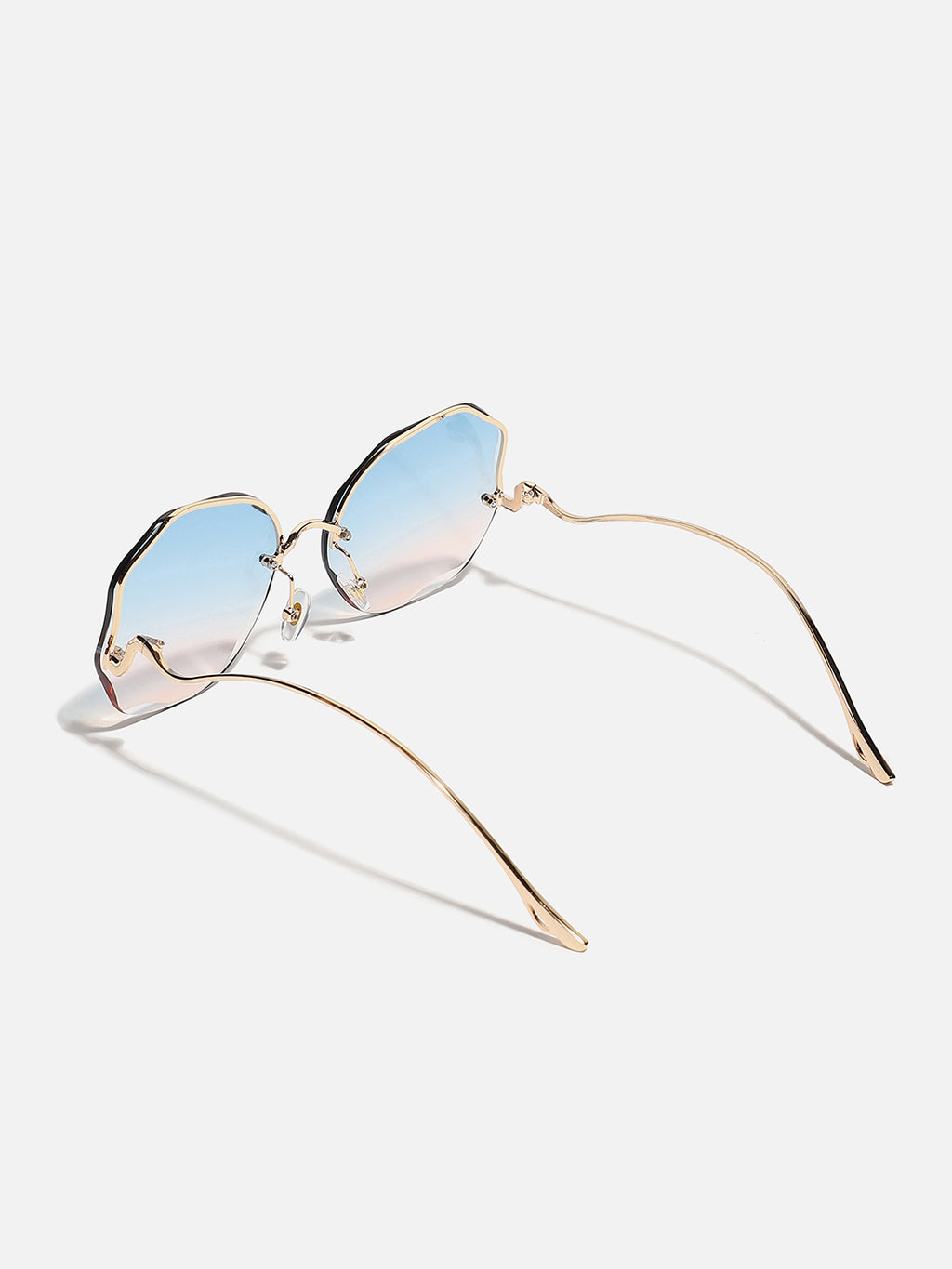 Gold Round Sunglass