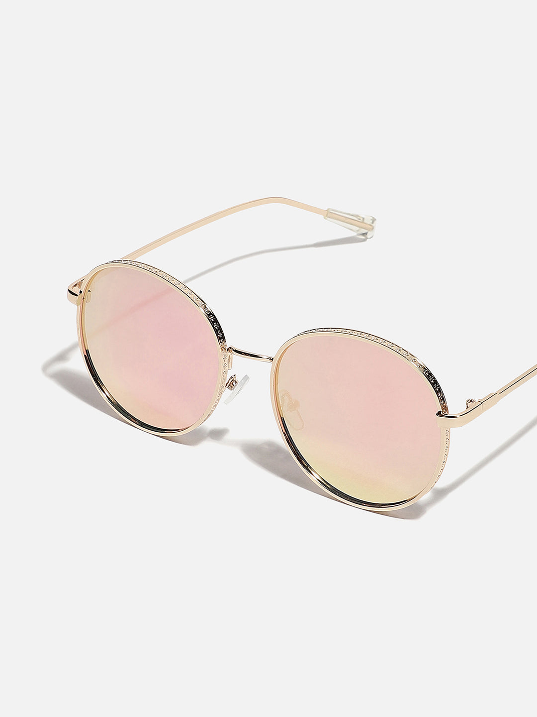 GOLD ROUND SUNGLASS
