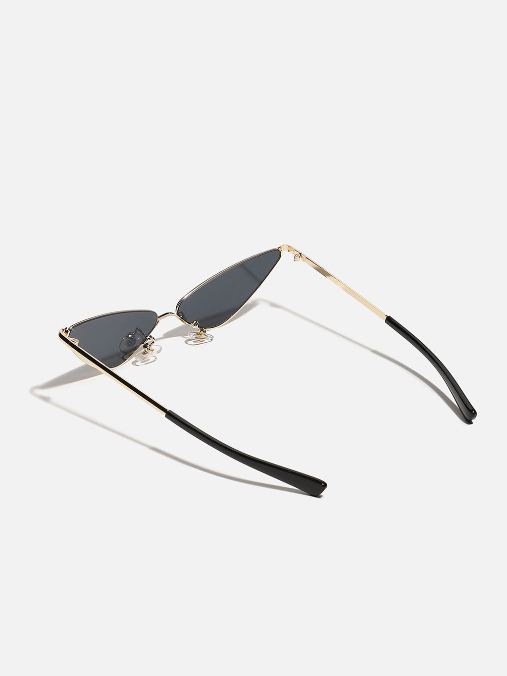 Gold Frame Tinted Lens Cat Eye Sunglass