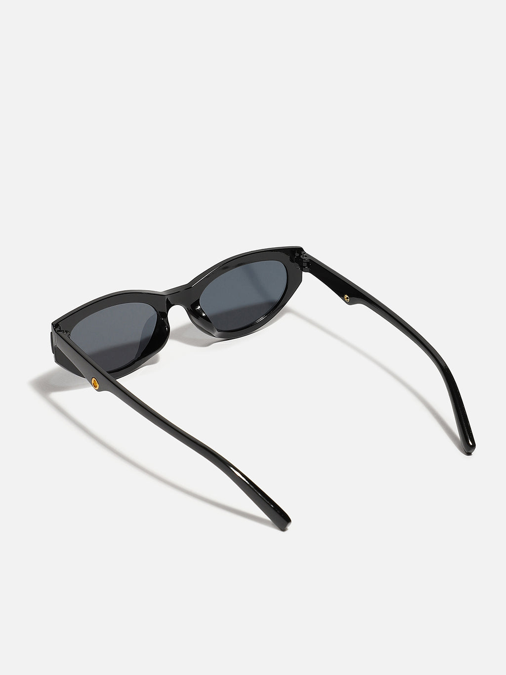 Black Frame Retro Sunglasses