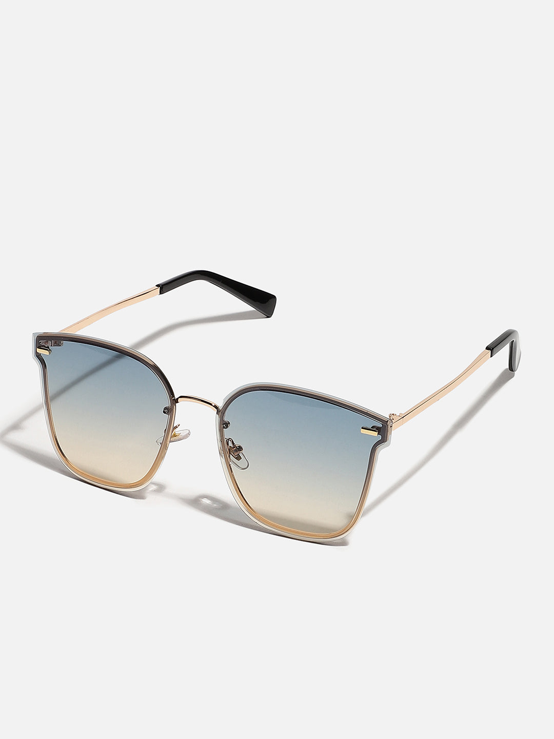 Gold Wayfarer Sunglass