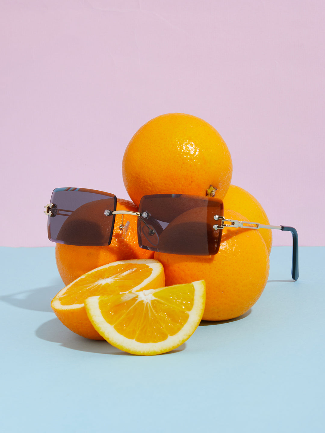 Black Rectangular Sunglass