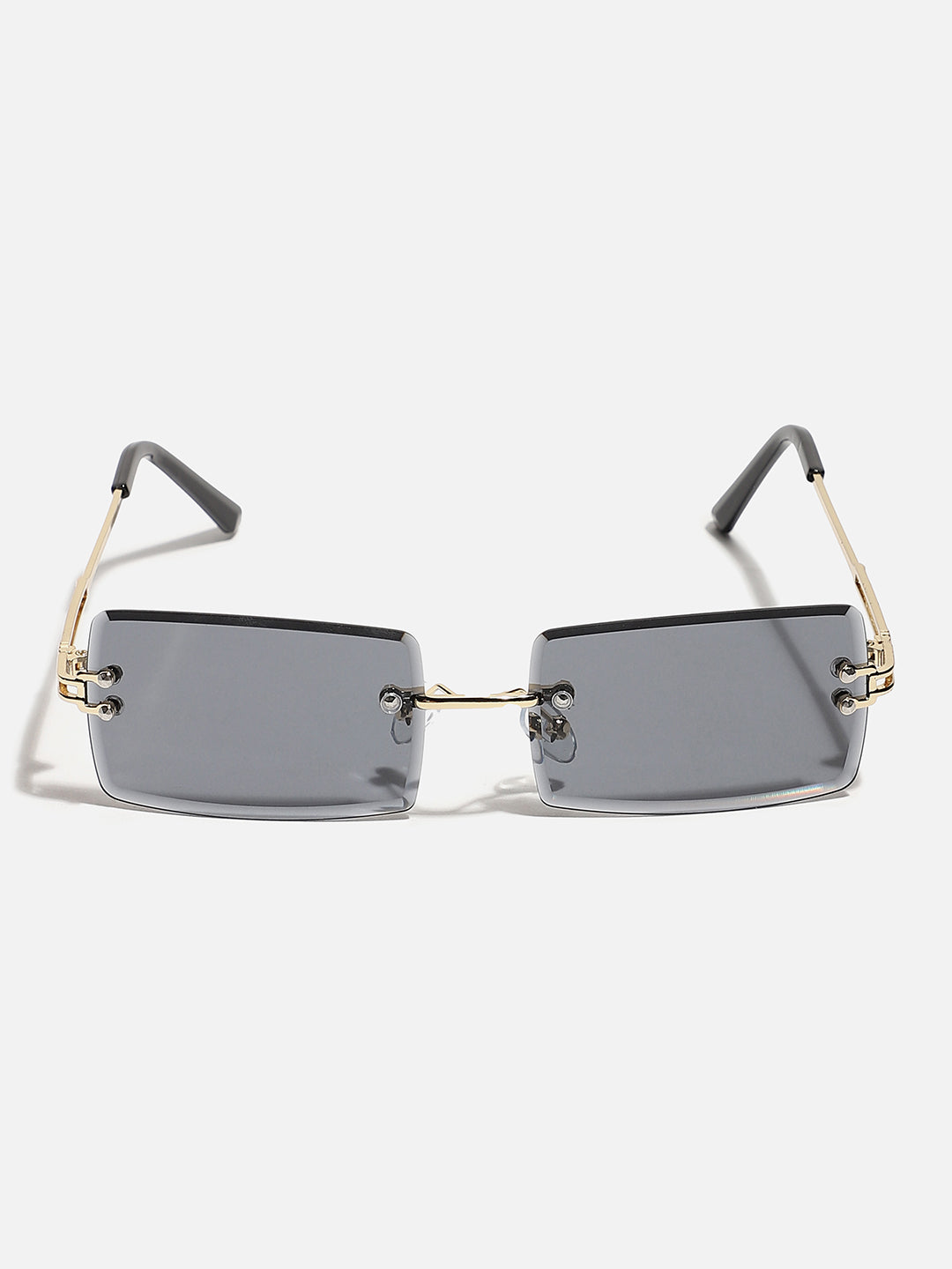 Black Rectangular Sunglass
